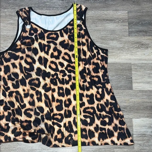 Amazon 5X Women’s Leopard Print Stretch Tank #plus #animalprint #fancy #chic - Picture 8 of 8